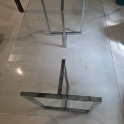 Glass Table With 6 Dining Chairs