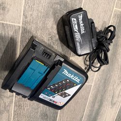 Makita battery and charger