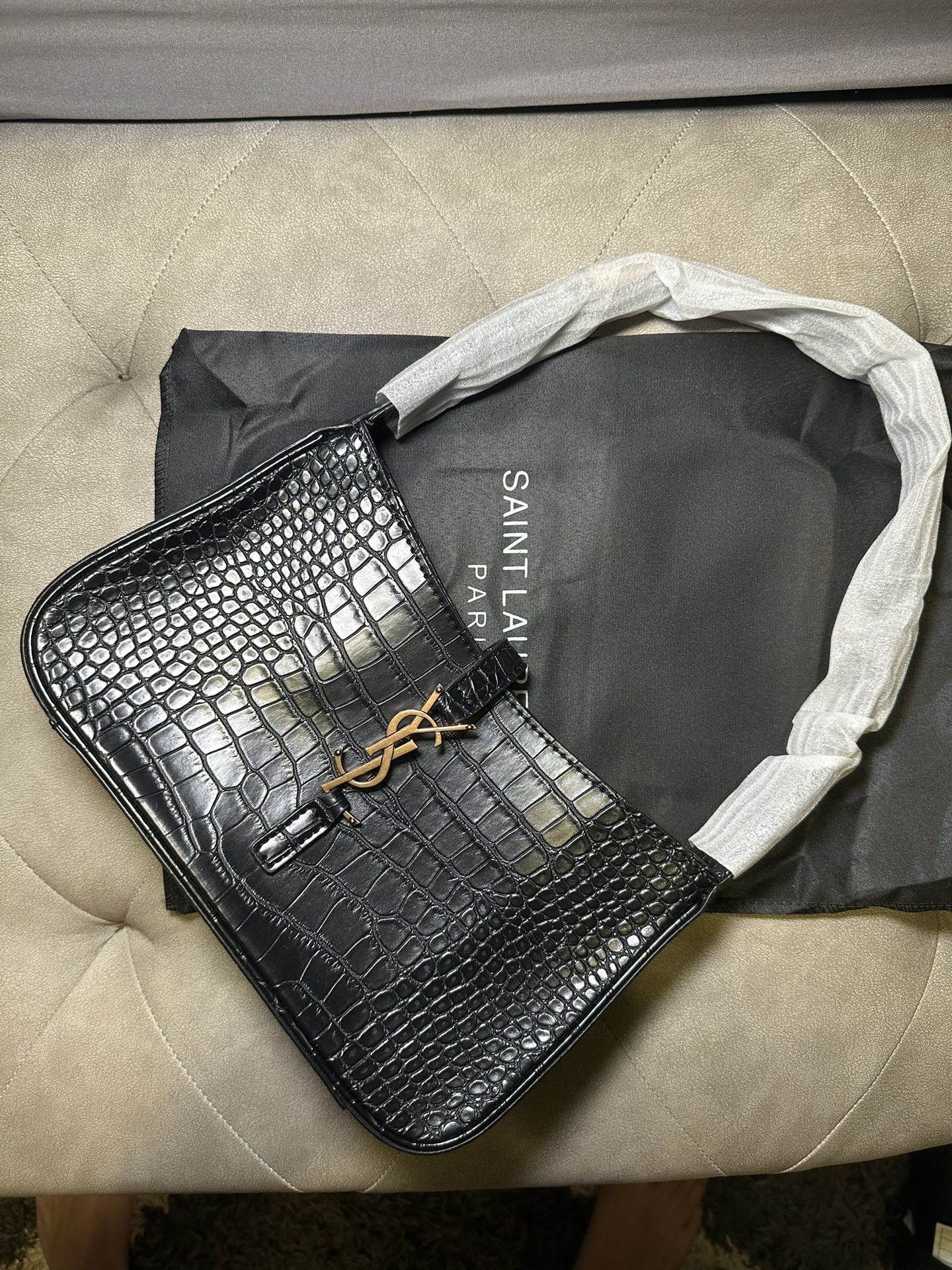 Yves Saint Laurent Crocodile Luxury Designer Purse ✅