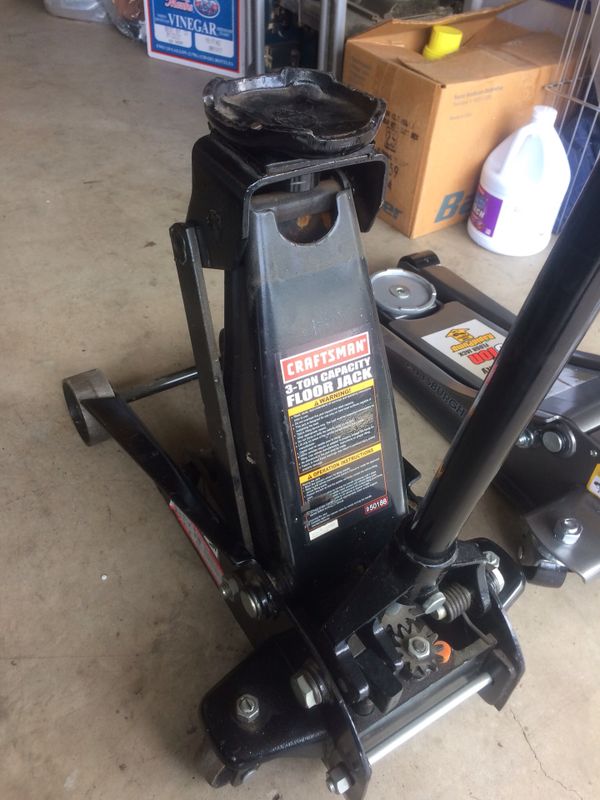 Floor Jack 3 Ton 6000lb Capacity Craftsman Floor Jack Only In