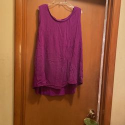 Daisy Fuentes Women Purple 3X