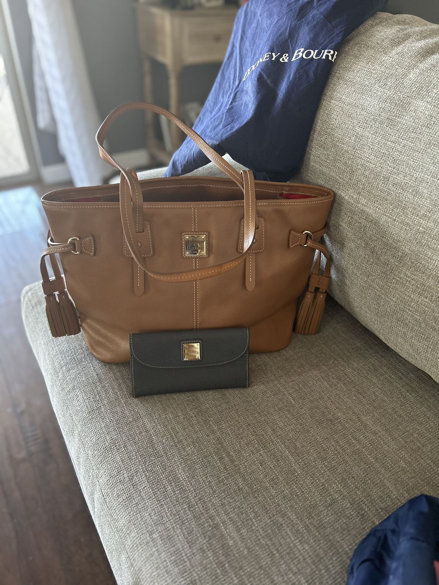 Dooney & Bourke Shoulder Bag, And Wallet