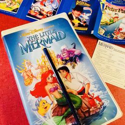 DISNEY’s “ THE LITTLE MERMAID “ 1990 BLACK DIAMOND VHS TAPE - RARE BANNED COPY UNUSED - PULLED FROM SHELVES - SEE ALL PHOTOS