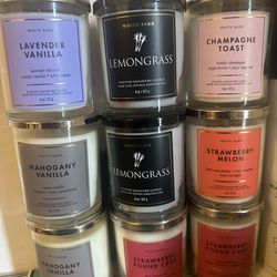 Bath and Body candles 