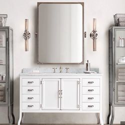 Industrial Rivet Pivot Mirror - RESTORATION HARDWARE 