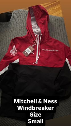 Detroit Red Wings Windbreaker Jacket Size Small
