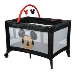 NEW! Disney Baby 3D Ultra Baby Play Yard with Bassinet and Toy Bar, Peeking Mickey Mouse
