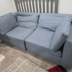 Blue Sofa (2pc)
