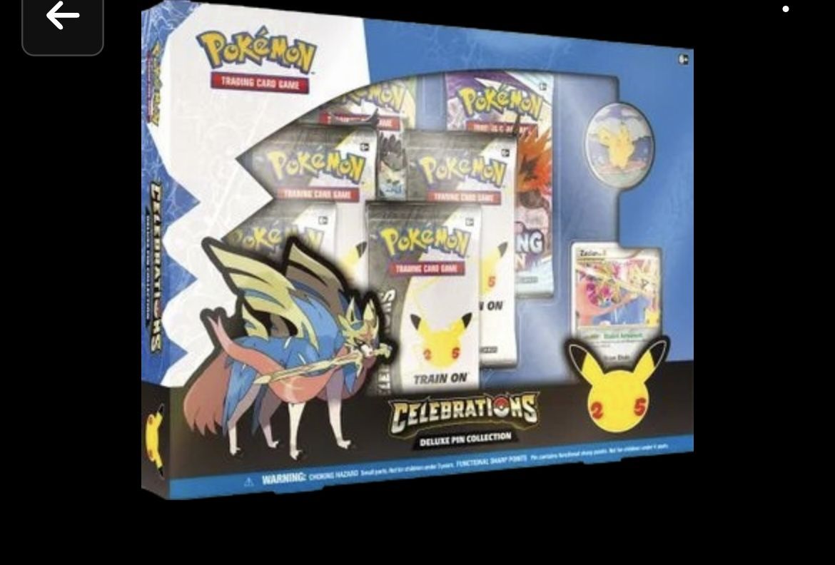 Pokemon Celebrations Deluxe Pin Collection Box