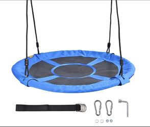 Brand New 40" Saucer Tree Swing with Adjustable Straps - Outdoor Sports Activities 