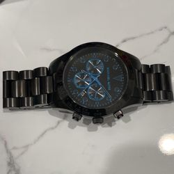 Michael Kors Watch-Men’s Black With Blue Interface
