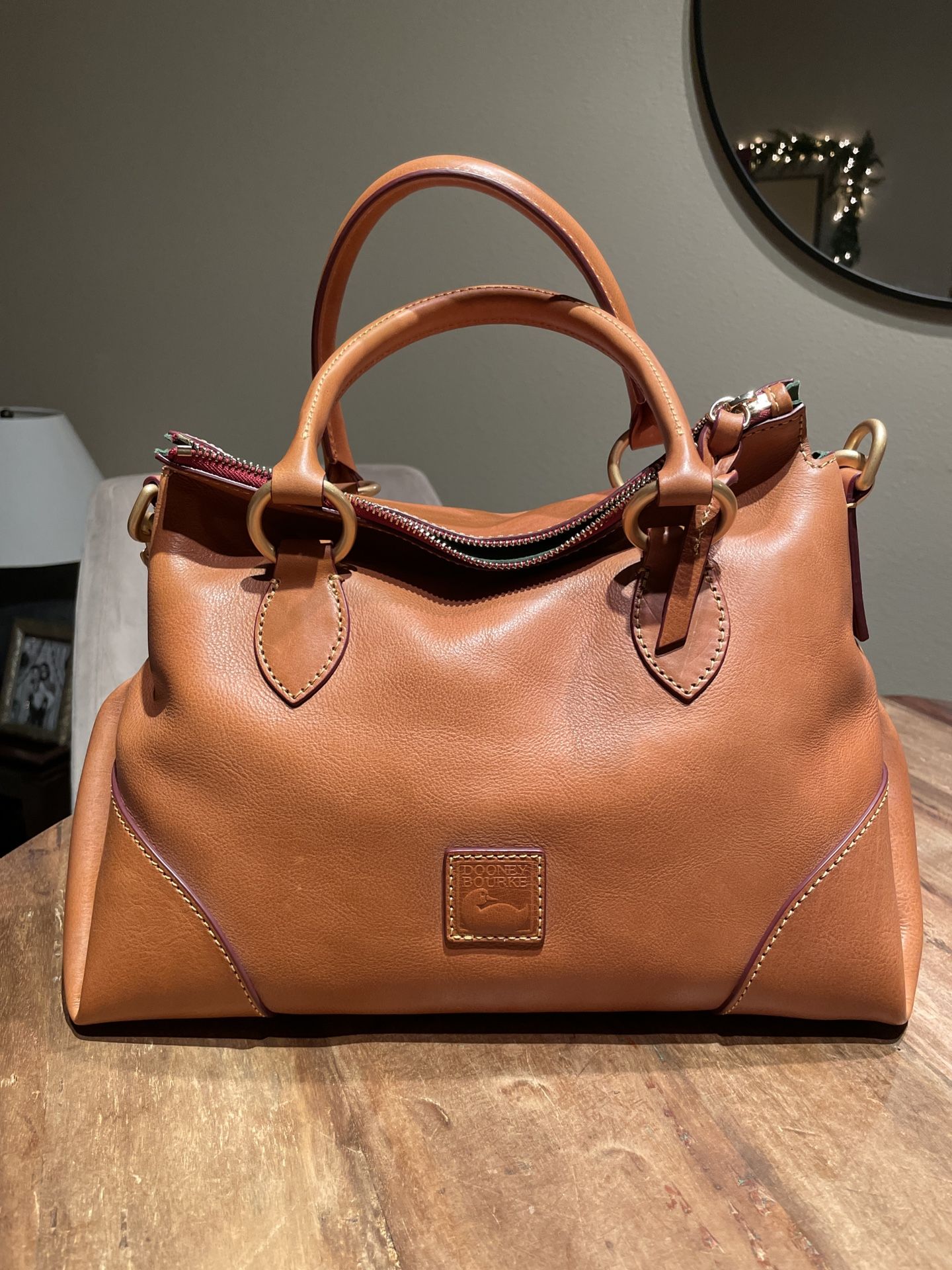Dooney & Bourke Florentine satchel 38 in color natural