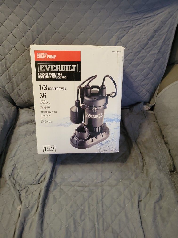 EVERBILT SUMP PUMP