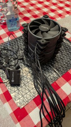 PC Cooler 120mm Case Fans (6) and a CPU Fan with backplate