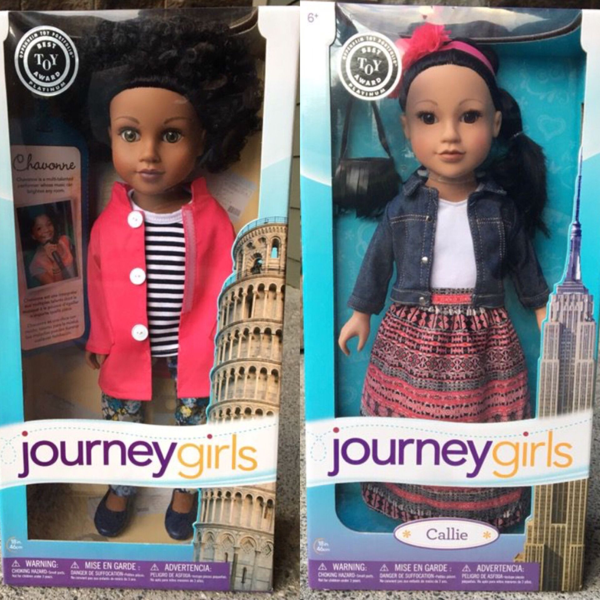 Two Journey Girls Dolls 18” like American Girl