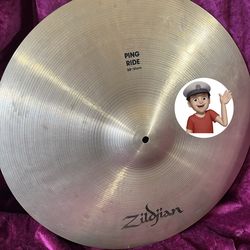 🔥 Zildjian 20” PING Ride Cymbal Drum Set Drums
