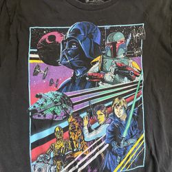 Star Wars Neon Rebellion Poster Tee
