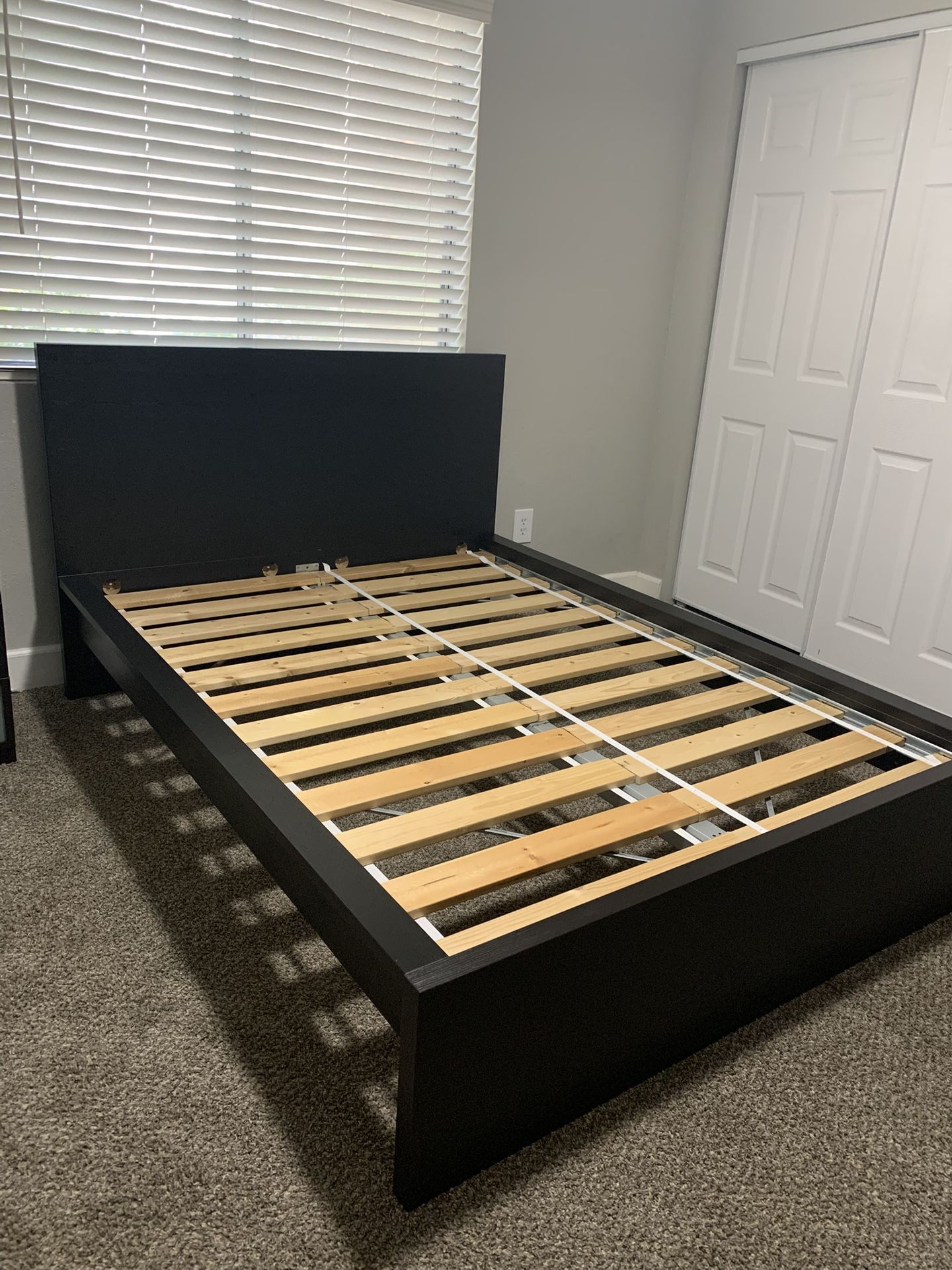 Ikea Full Size Bed Frame Black.