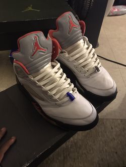 fire red 5s nike air 