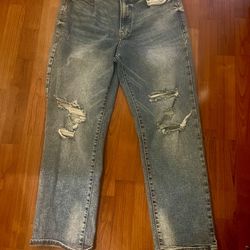 Ann Taylor Loft Ripped Jeans 12