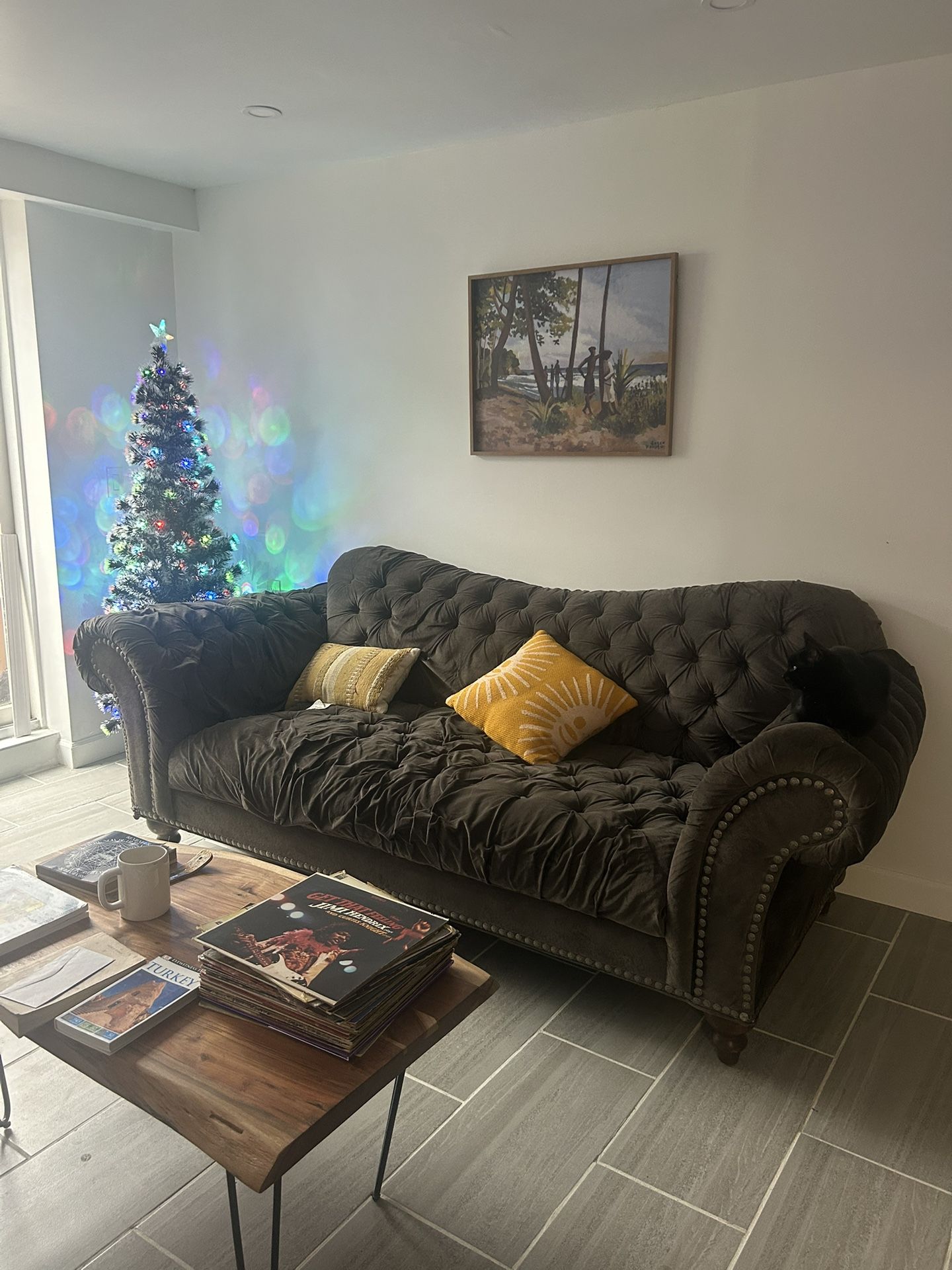 Big Comfortable grey Couch! 