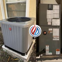 Rheem 5 Ton Brand New Complete Air Conditioner Installed