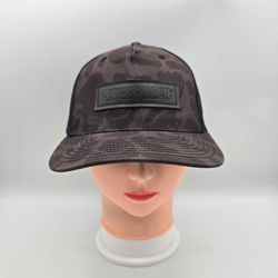 Richardson Caterpillar Black/GrayCamo Trucker Adjustable SnapbackHat. 8