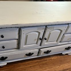 68” wide/33” Tall Vintage Dresser