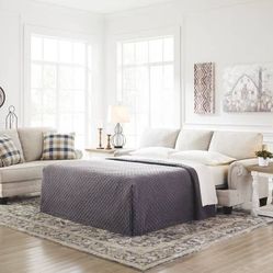 Meggett-Linen-2 Pc.Queen Sofa Sleeper,Loveseat