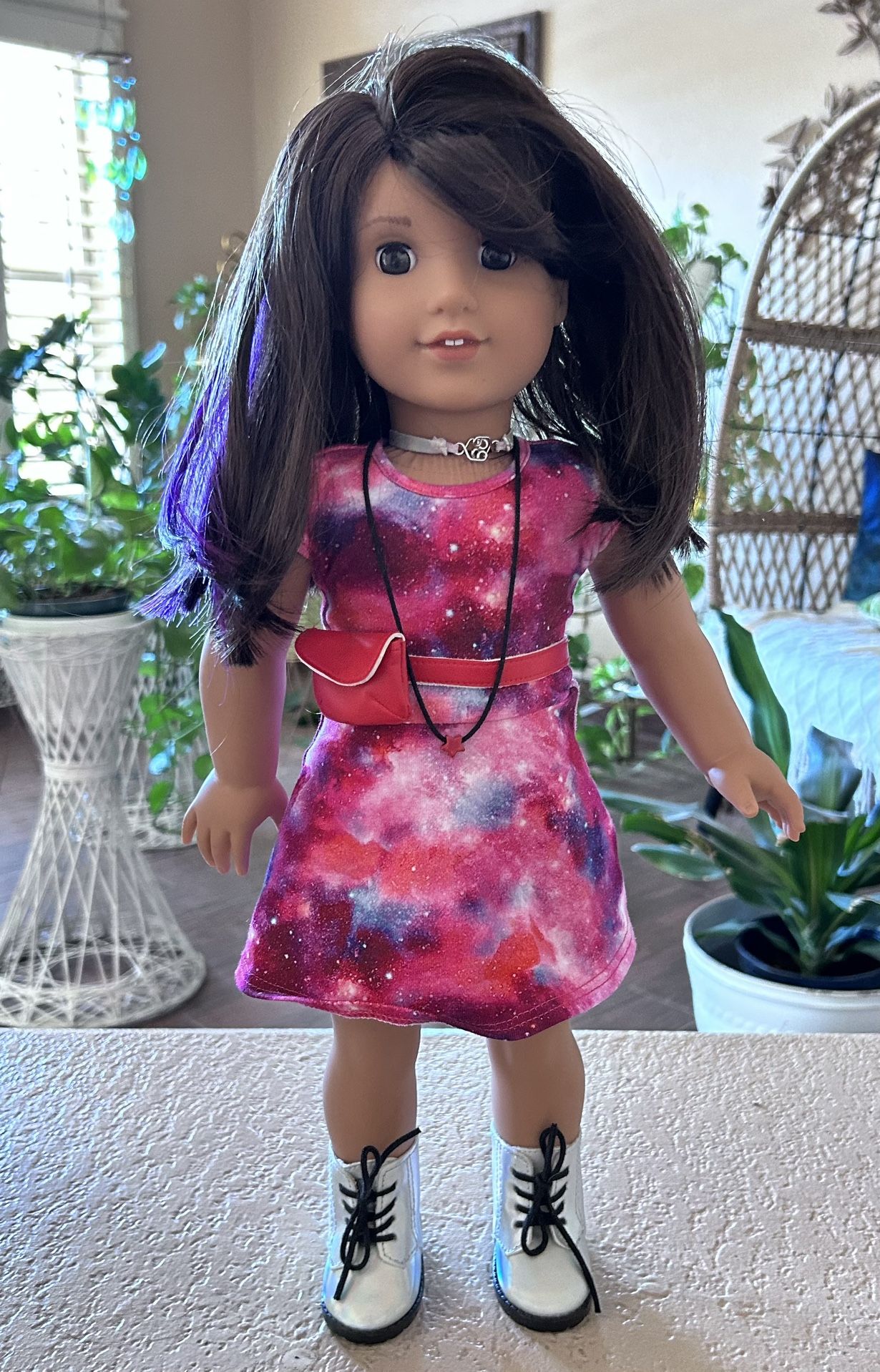 Ensemble Projecteur Télescope Pour Poupée American Girl Luciana - Neuf En Boîte, Fonctionne Sur Piles