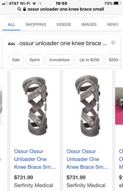 BRAND NEW OSSUR UNLOADER ONE Athletes / sports / outdoor sports knee brace with smart dosing