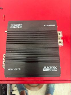 Sundown sia 1750 mono block amp