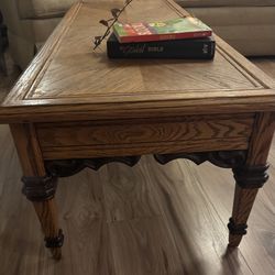 Vintage Oak Table $50