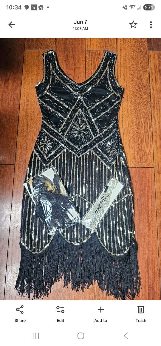 Womens Gabtsby 1020s Dress