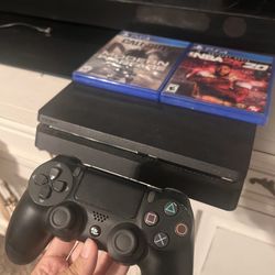 Ps4 With Games, Controller