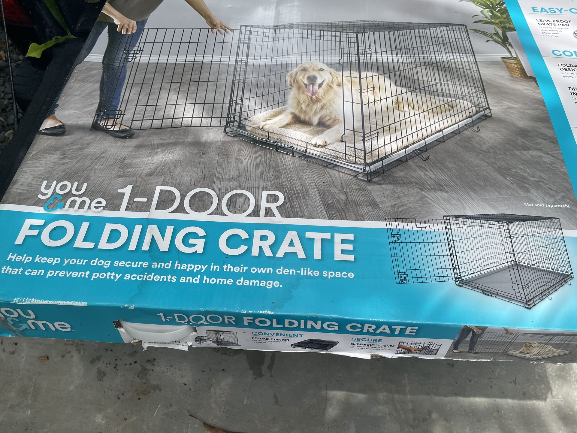 You & Me 1 Door Folding Crate Xl