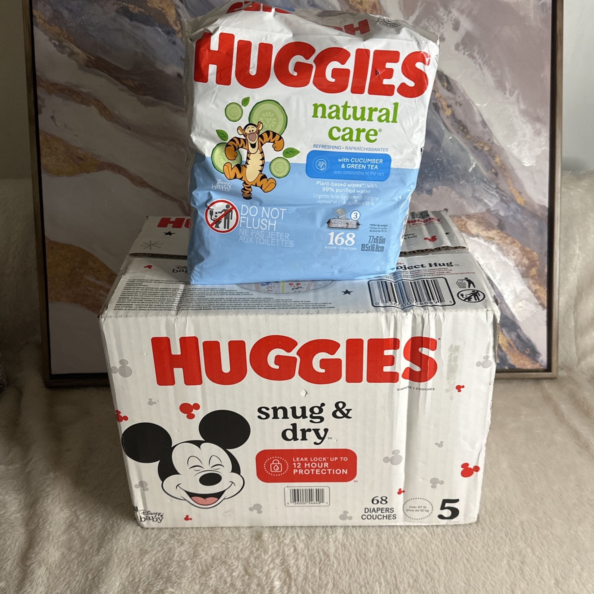 Huggies Diapers And Wipes 