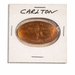 Vintage Steve Carlton 300th Win Elongated Souvenir Coin – 1983 Pressed Penny – MLB Phillies
