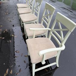 Set of 5 Dining Chairs 
