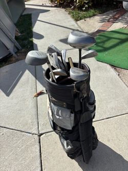 Adult Golf Clubs with bag right handed child’s golf set and golf club chippers