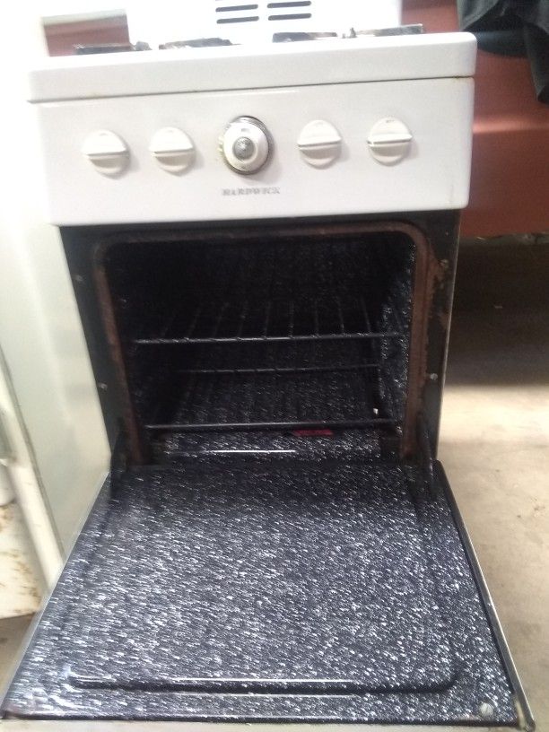 Vintage Camper Stove And fridge