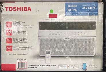 Brand new 8000 BTU TOSHIBA Window air conditioner