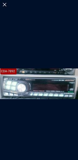 Old School Alpine CDA-7892 Head Unit