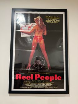 Large Framed Vintage Poster