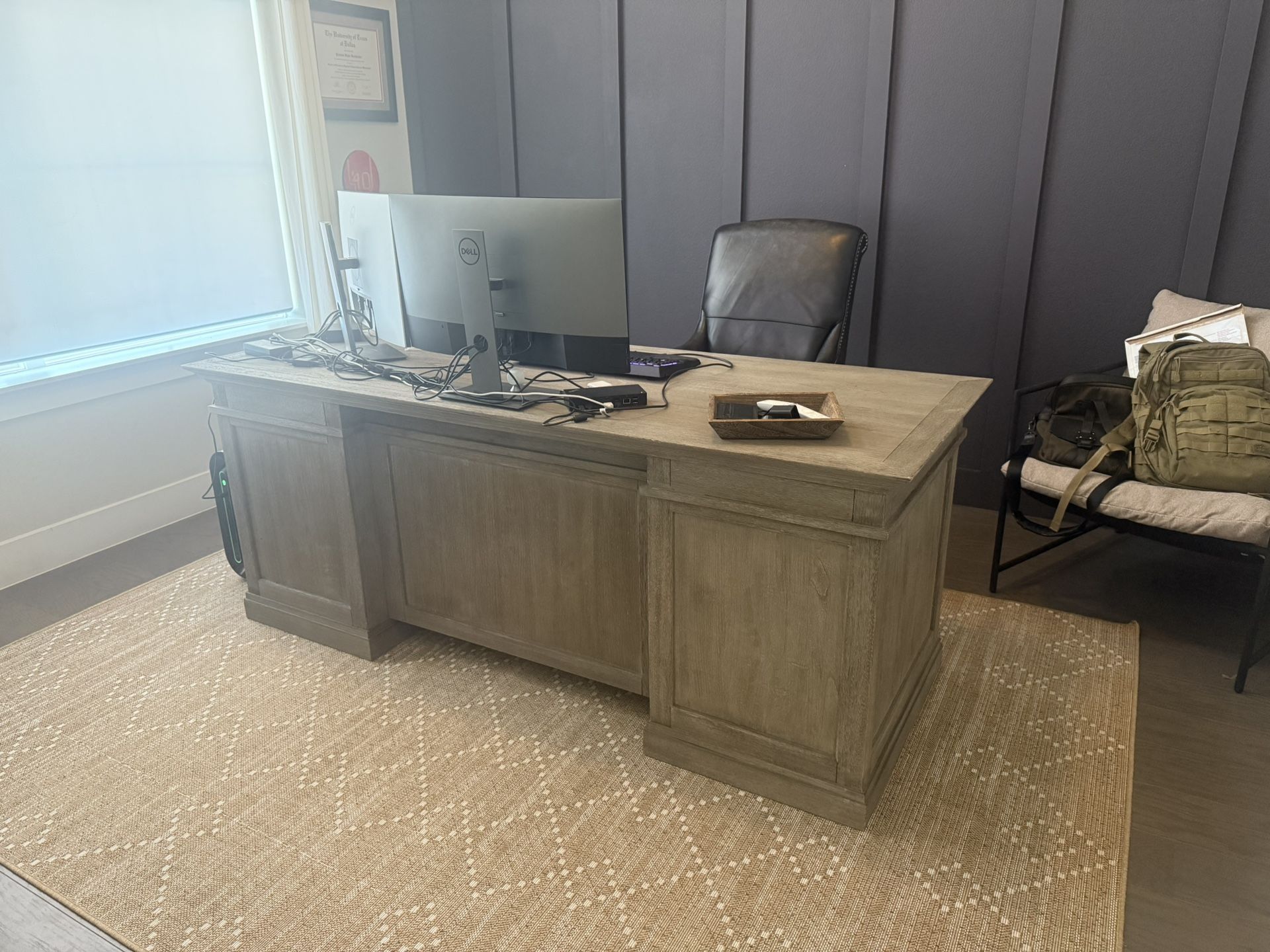 Pottery Barn Livingstone Desk And Executive Chair