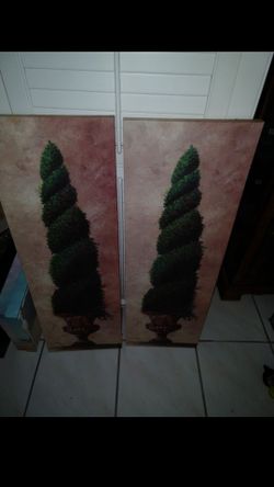 Set of topiary frames