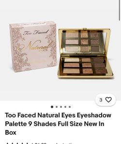 Too faced eye shadow pallet