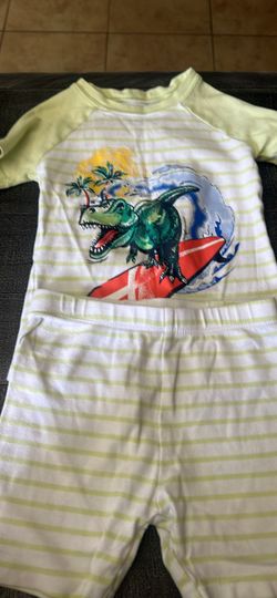 Baby Boy Dinosaur Surf 2-Piece Outfit Size 5T