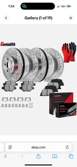 Front Rear Disc Rotors Ceramic Brake Pads Kit for 2005 2006 2007-2010 Scion TC