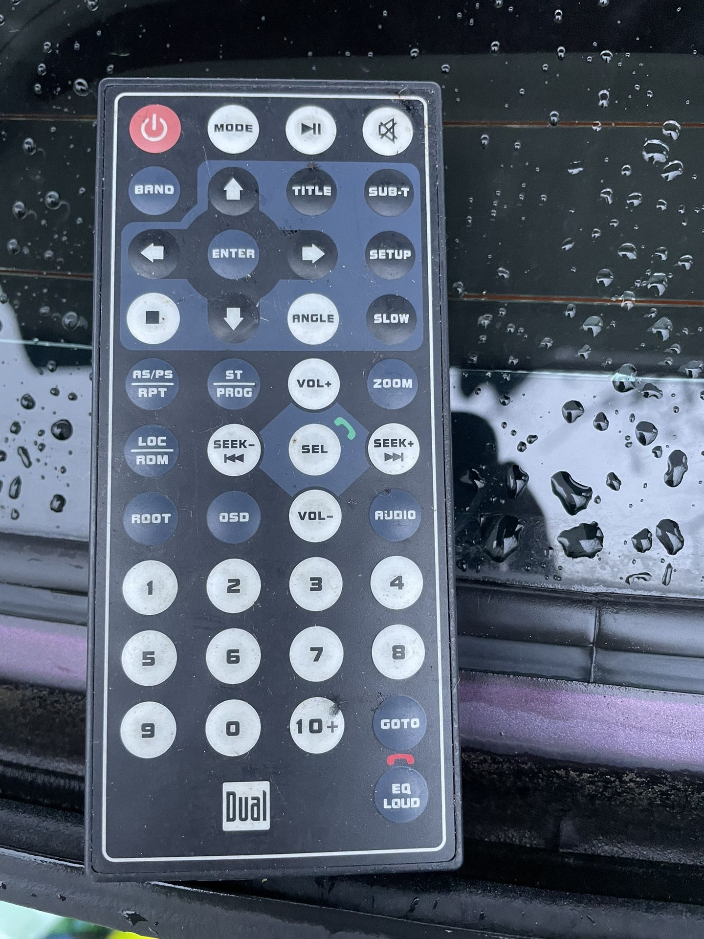 Remote For Dual Flip out Car Radio